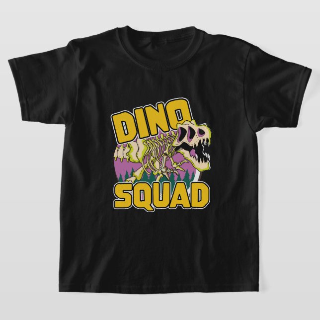 Camiseta Logotipo do Dino Squad (Postura )
