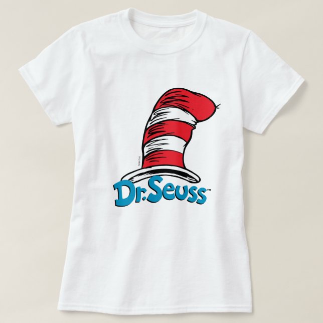 Camiseta Logotipo do Dr. Seuss Hat (Frente do Design)