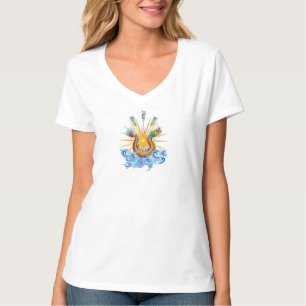 Camiseta Logotipo do Dragon Boat Sunshine em branco