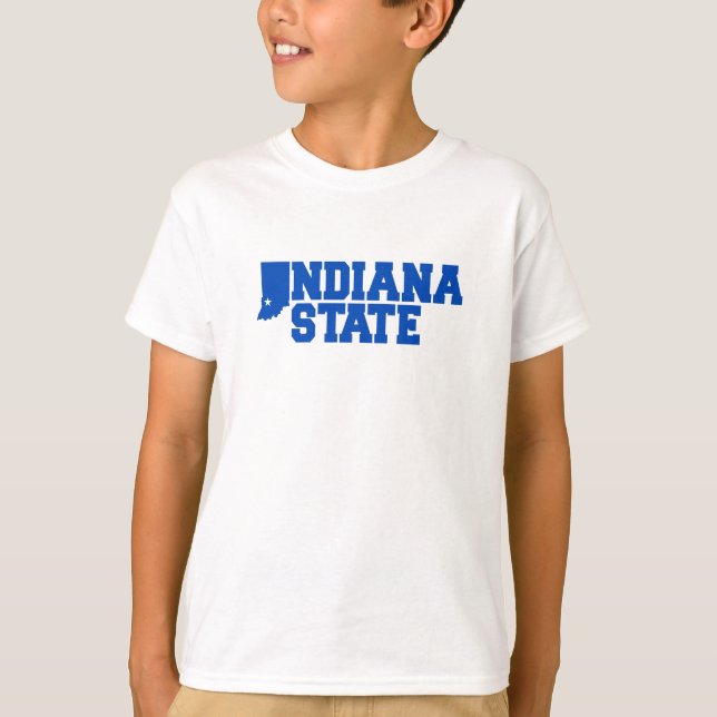 Camiseta Logotipo do Estado de Indiana (Frente)