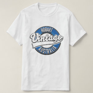 Camiseta logotipo do estilo de vintage Hobart australia