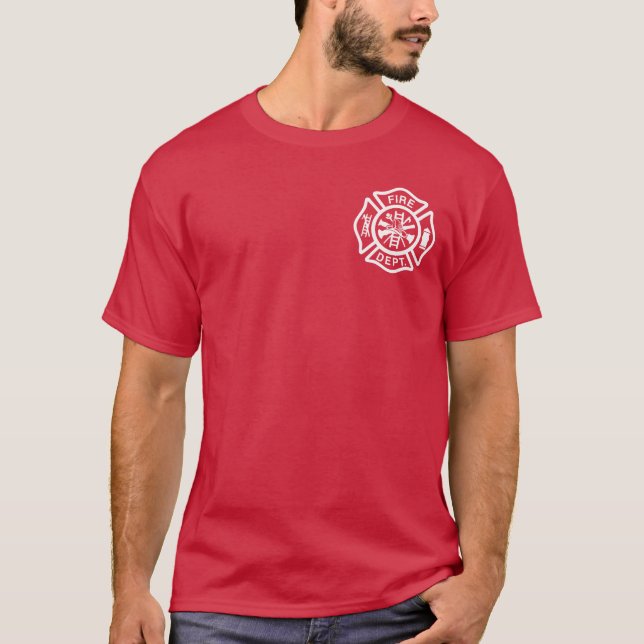 Camiseta Logotipo do Fire Department (Frente)