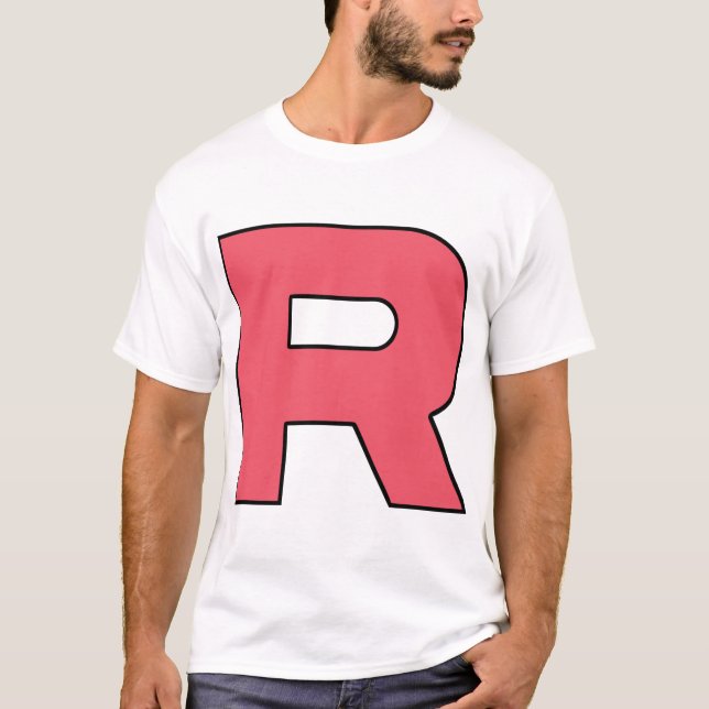 Camiseta Logotipo do foguete da Equipe R (Frente)