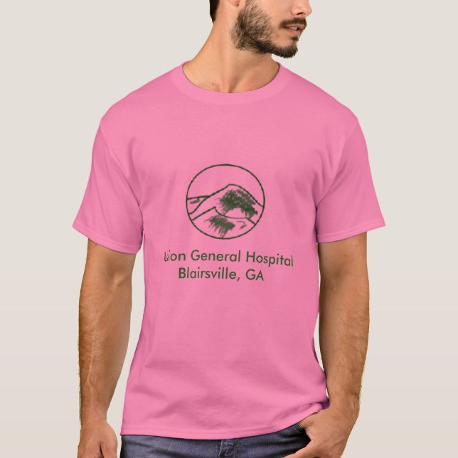 Camiseta logotipo do hospital, general HospitalBlairsvill (Frente)