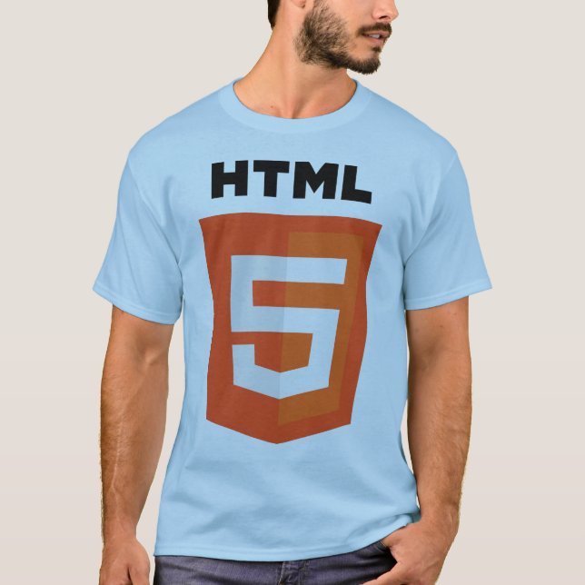 Camiseta Logotipo do HTML 5 (Frente)