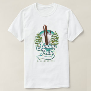 Camiseta logotipo do jiminy peak massachusetts ski