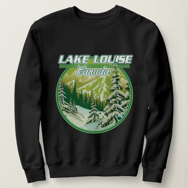 Camiseta logotipo do Lago Louise Canadá (Frente do Design)