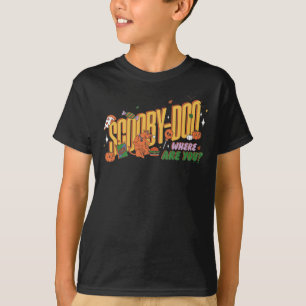 Camiseta Logotipo do Lanche de Halloween do Scooby-Doo