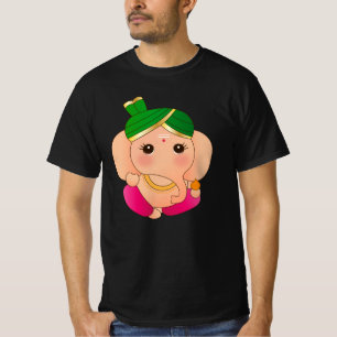 CAMISETA LOGOTIPO DO LORD GANESHA COLORIDO ÚNICO DESIGN