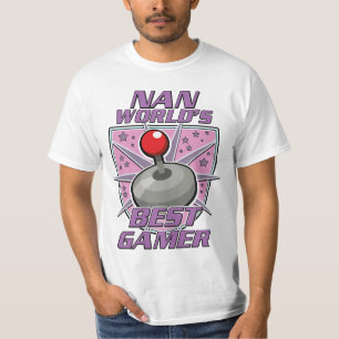 Camiseta Logotipo do melhor jogador do mundo Nan