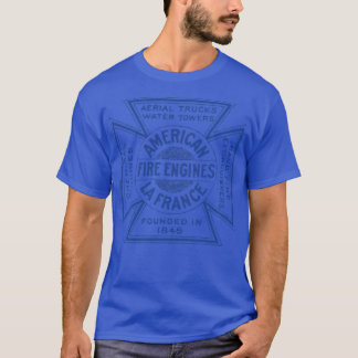 Camiseta Logotipo do motor de incêndio americano LaFrance 1