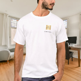 Camiseta logotipo do nome da equipe empresarial