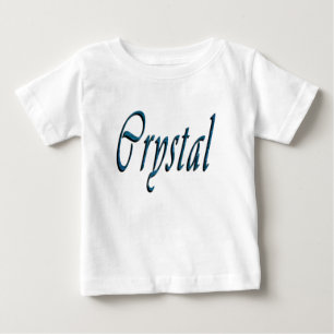 Camiseta Logotipo do nome das cristalinas,
