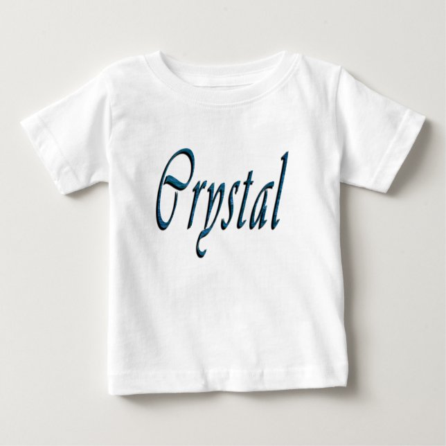 Camiseta Logotipo do nome das cristalinas, (Frente)