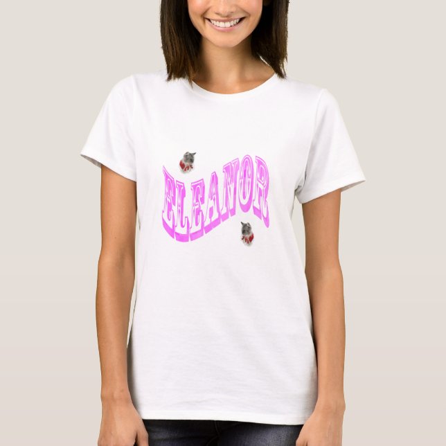 Camiseta Logotipo do nome do elemento (Frente)