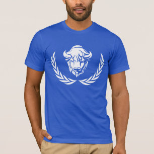 Camiseta logotipo do oficial da casa do búfalo