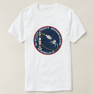 Camiseta Logotipo do Patch da Missão Apollo 9 da NASA