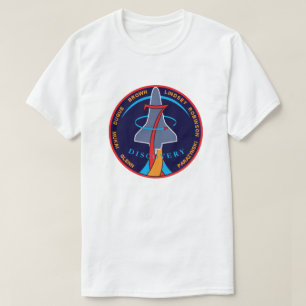 Camiseta Logotipo do Patch da Missão STS-95 do Ônibus Espac