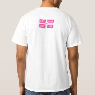 Camiseta Logotipo do Pedal Pink na Frente