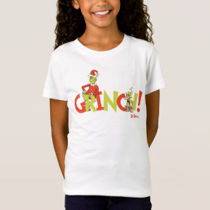 Camiseta Logotipo do Personagem Grinch! Gráfico