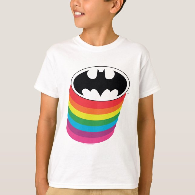 Camiseta Logotipo do Rainbow na Camada do Batman (Frente)
