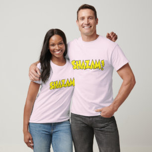 Camiseta Logotipo do Shazam Amarelo