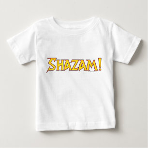 Camiseta Logotipo do Shazam Amarelo/Vermelho
