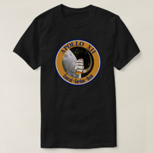 Camiseta Logotipo do Símbolo da Missão Apollo 12