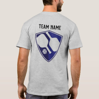 Camiseta Logotipo do Team Custom Shield - Apenas adicione o