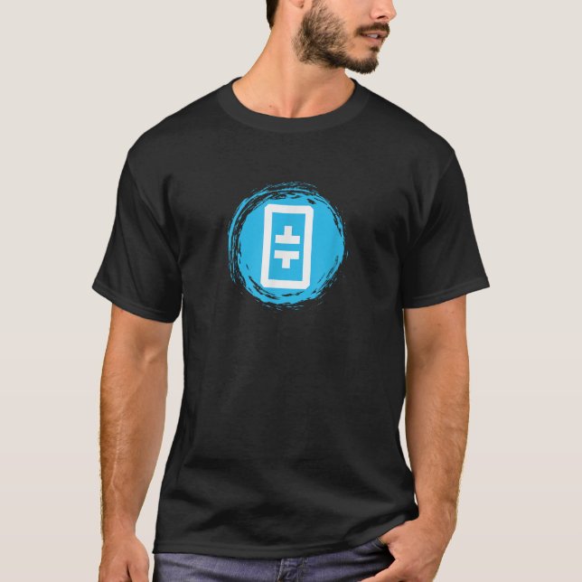 Camiseta Logotipo do token Theta (Frente)