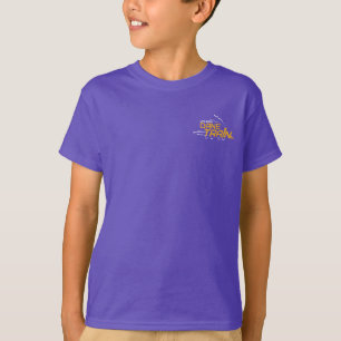 Camiseta Logotipo do trem com guincho de angina-sobe
