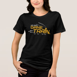Camiseta Logotipo do trem com guincho de angina-sobe