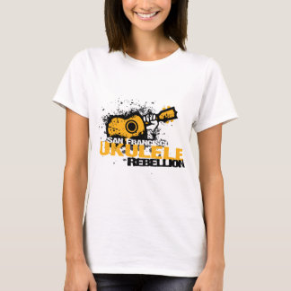 Camiseta logotipo do Ukulele do sf