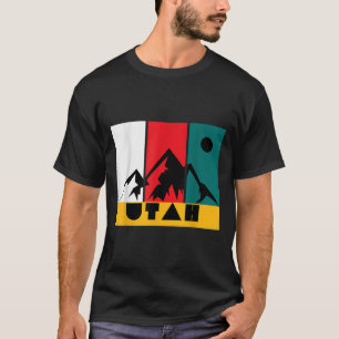 Camiseta Logotipo do Utah Vintage - Park City Utah - Esqui