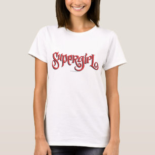 Camiseta Logotipo do vermelho de Supergirl