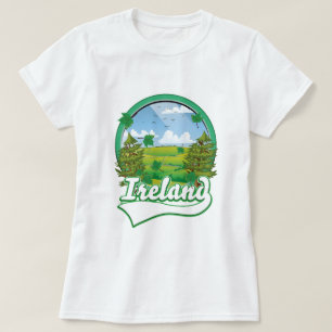 Camiseta Logótipo do Viagem da Irlanda