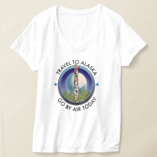 Camiseta Logotipo do viagem do Alaska