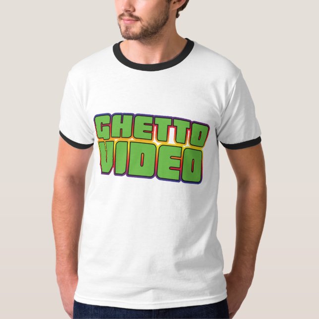 Camiseta Logotipo do vídeo do gueto (Frente)