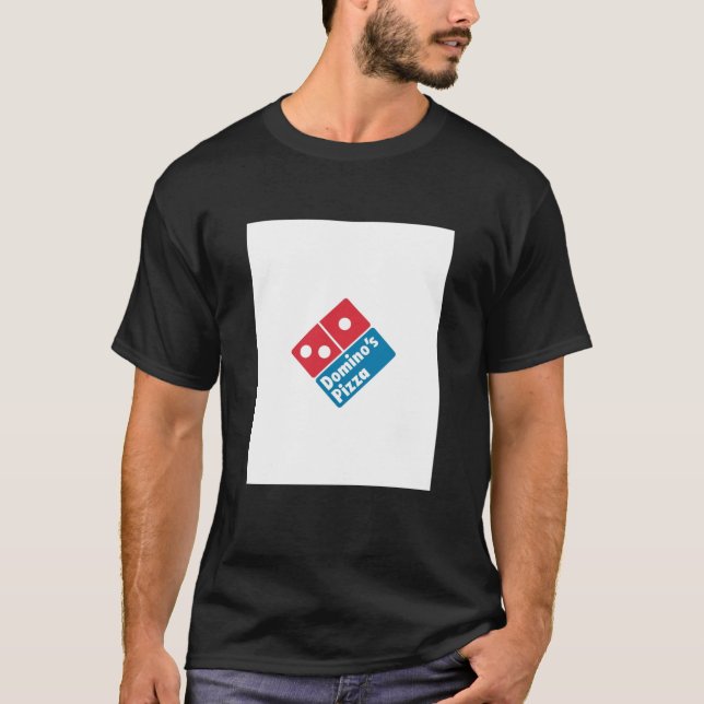 Camiseta Logotipo Dominos Pizza  (Frente)