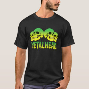 Camiseta Logotipo dos crânios de MetalHead