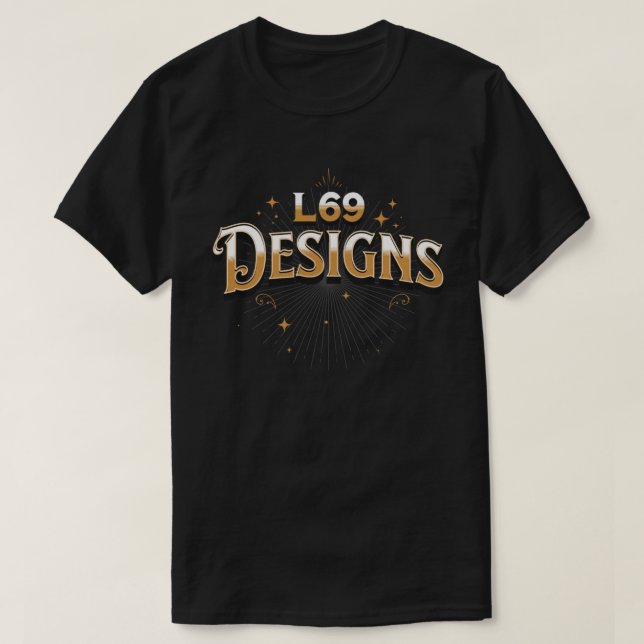 Camiseta Logotipo dos DESIGNS L69 (Frente do Design)