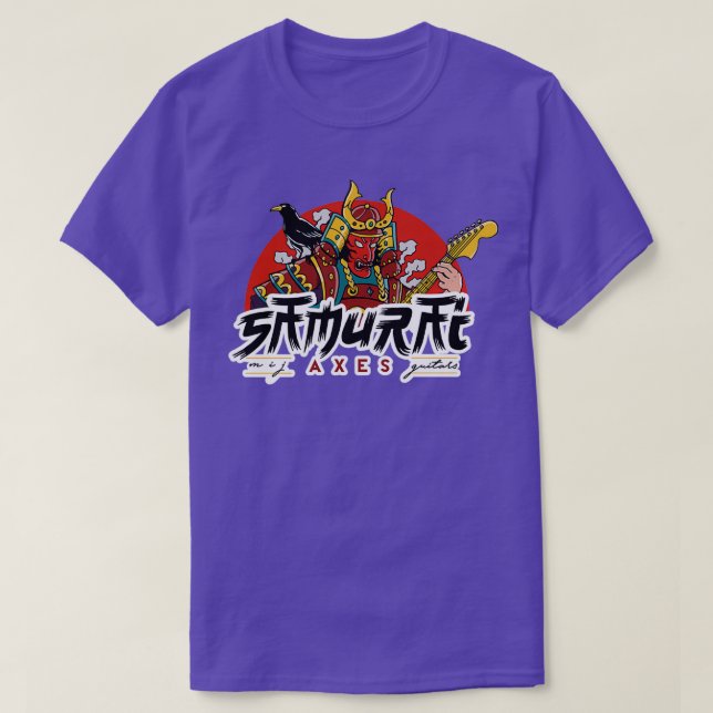 Camiseta Logotipo dos Eixos Samurai (Frente do Design)