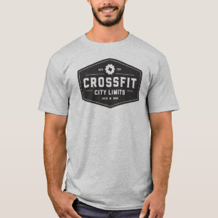Camiseta Logotipo dos limites de cidade de CrossFit