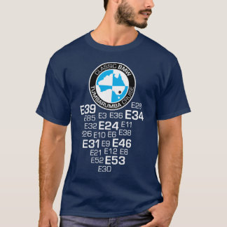 Camiseta Logotipo e modelos na frente