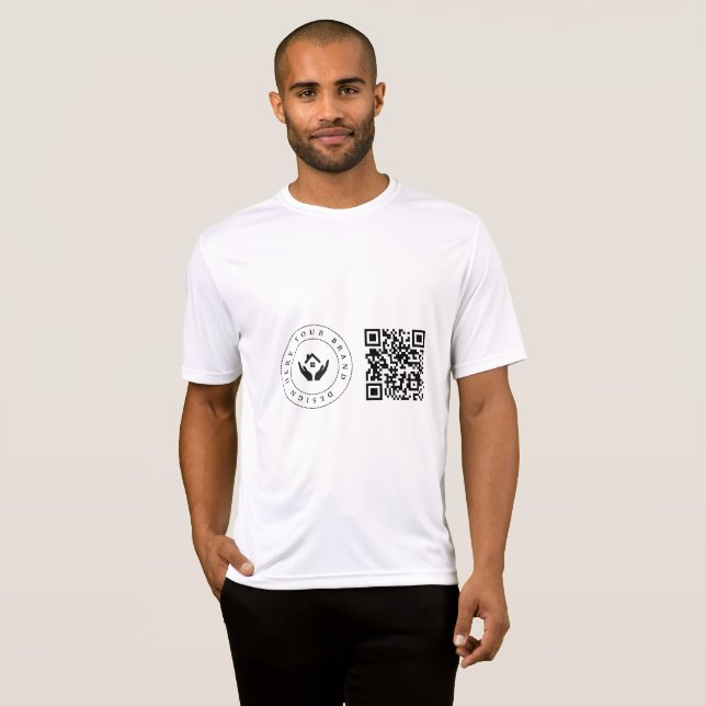 Camiseta Logotipo e Promocional de texto personalizados sim (Frente Completa)