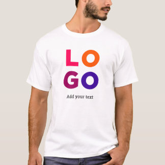 Camiseta Logotipo e Texto Empresariais