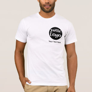 Camiseta Logotipo e texto minimalistas