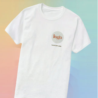 Camiseta Logotipo e Texto Personalizados Empresa Simples Ne