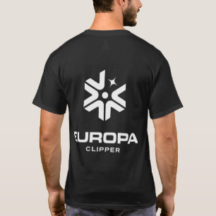 Camiseta Logotipo Eclipse Preto do Clipper Europa da NASA