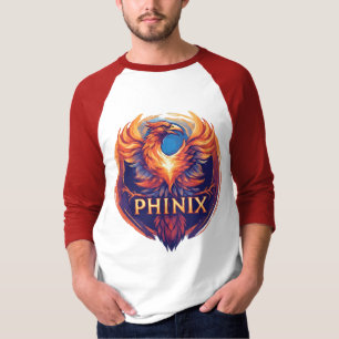 Camiseta Logotipo Elegante Phinix Phoenix - Renascimento e